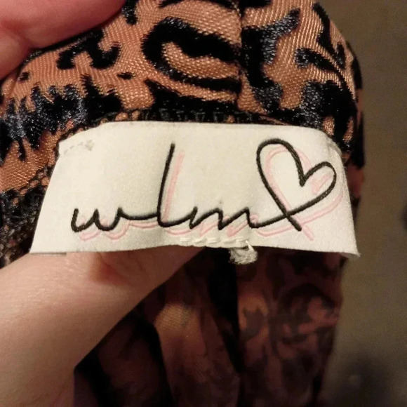 WLM Coatigan Velvet Burnout Western Y2K Preppy Long Sexy cardigan Duster sz M/L - Picture 2 of 10